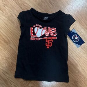 San Francisco Giants Kids' Black 'Love' Logo Tee  size2T,3T, 4T …126